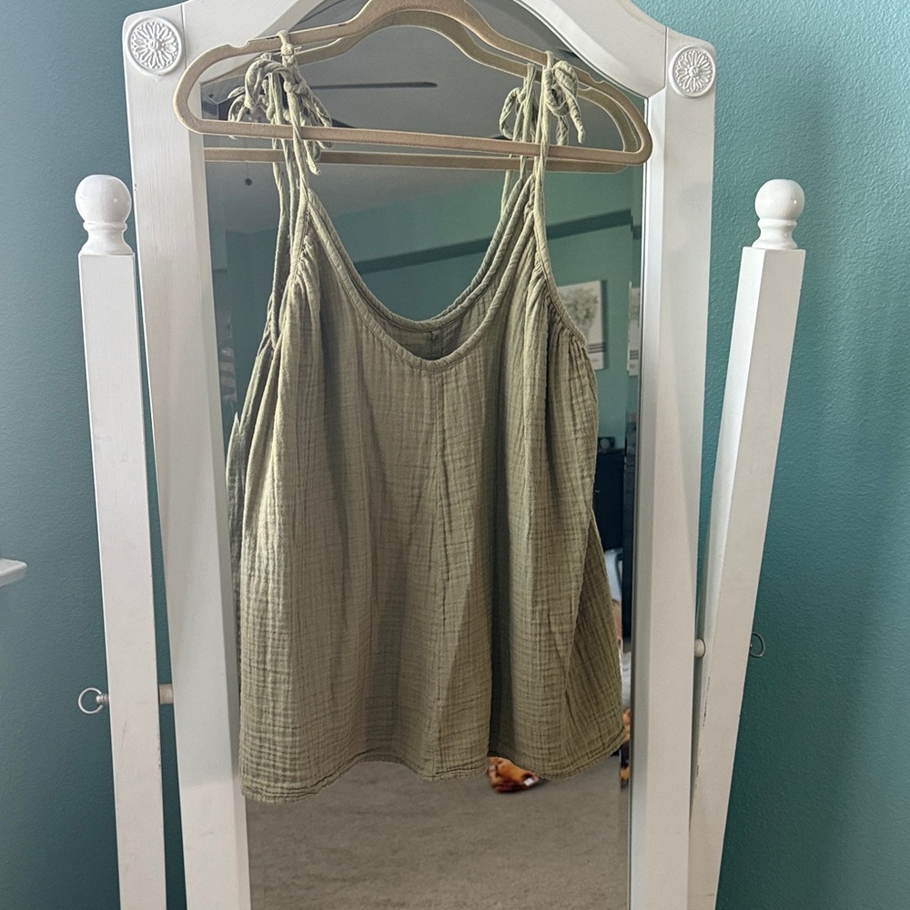 Old Navy Olive Green Camisole Top